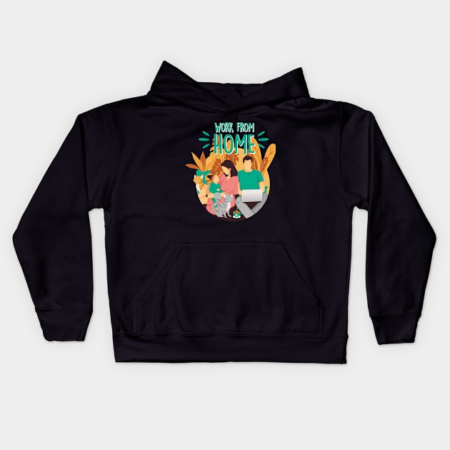 WFH Kids Hoodie by Minorseeds